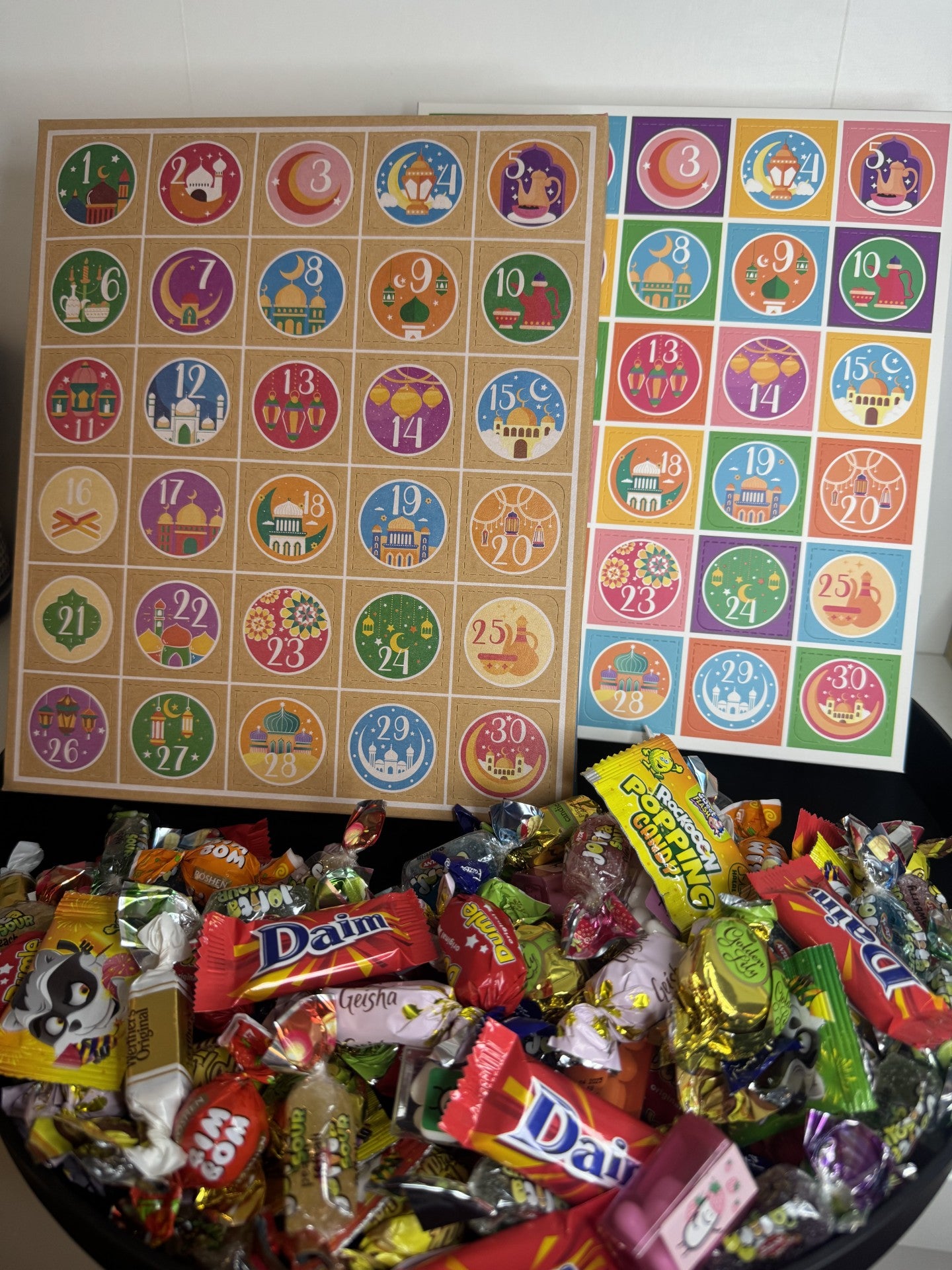 Ramadan kalender fyldt med guf og legetøj - BEGRÆNSET ANTAL