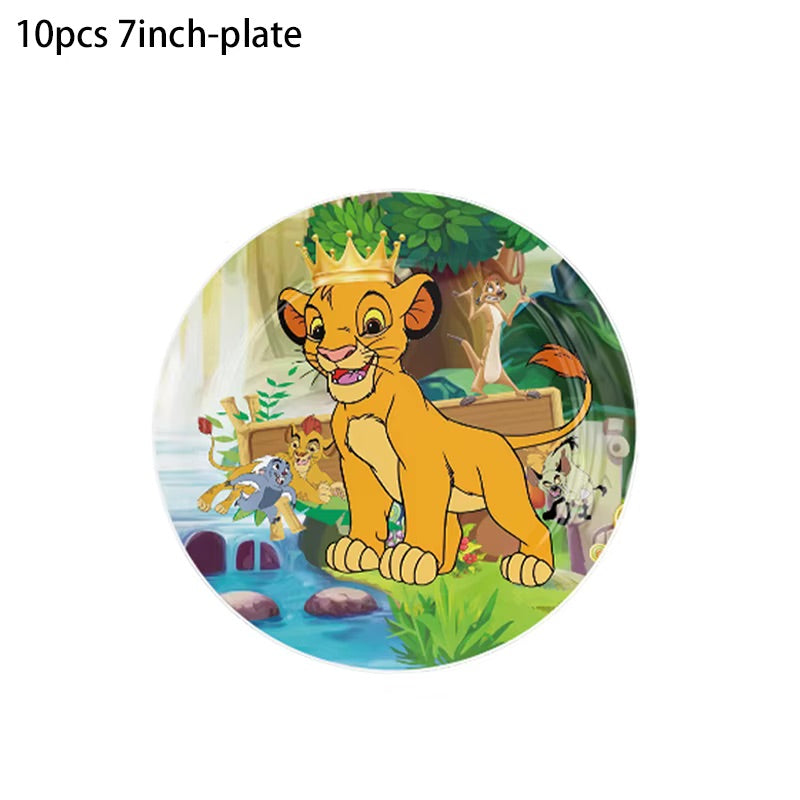 Løvernes konge Tallerkener 18 cm - 10 stk