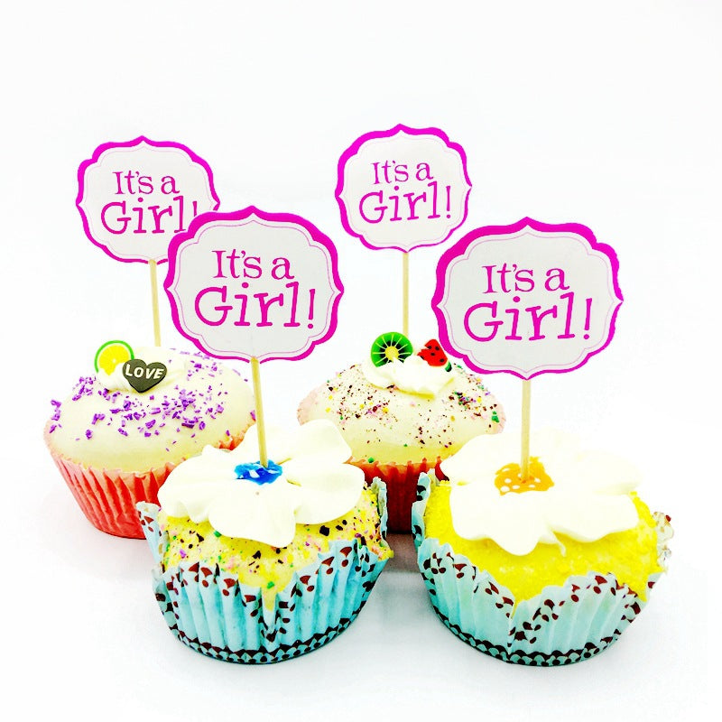 Cupcake Stikkers – It’s a Boy / It’s a Girl - 24 stk