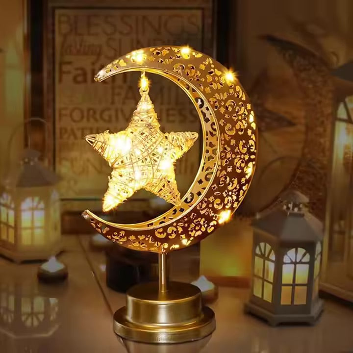 led nat Lampe - stjerne