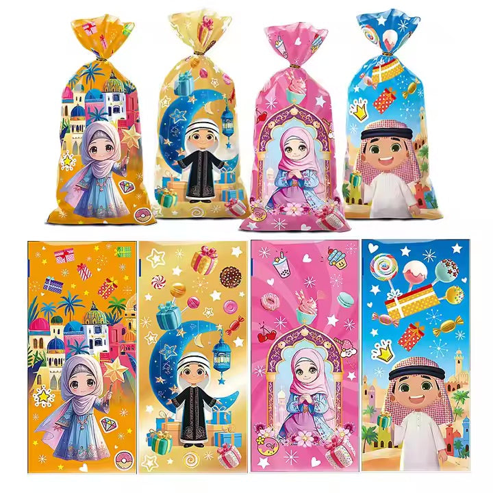 Børne Eid Mubarak goodibag mix 50 stk pr sæt