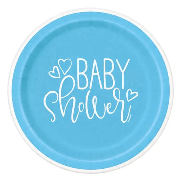 Baby Shower paptallerken - 8 stk