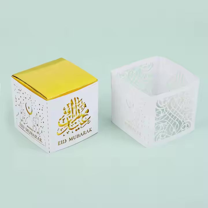 Eid gave æske hvid-guld - 5 stk