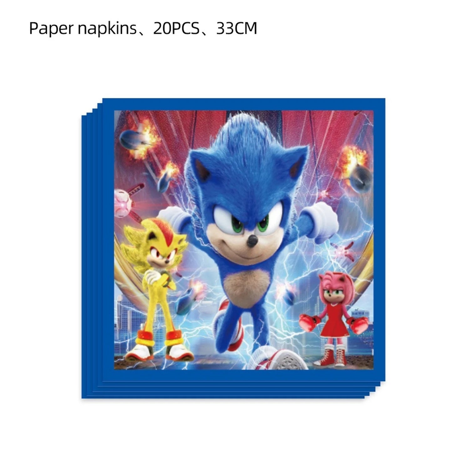 Sonic Servietter  - 20 stk