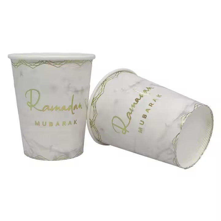Ramadan mubarak kopper - 10 stk