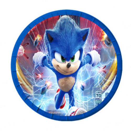 Sonic Tallerkener - 10 stk