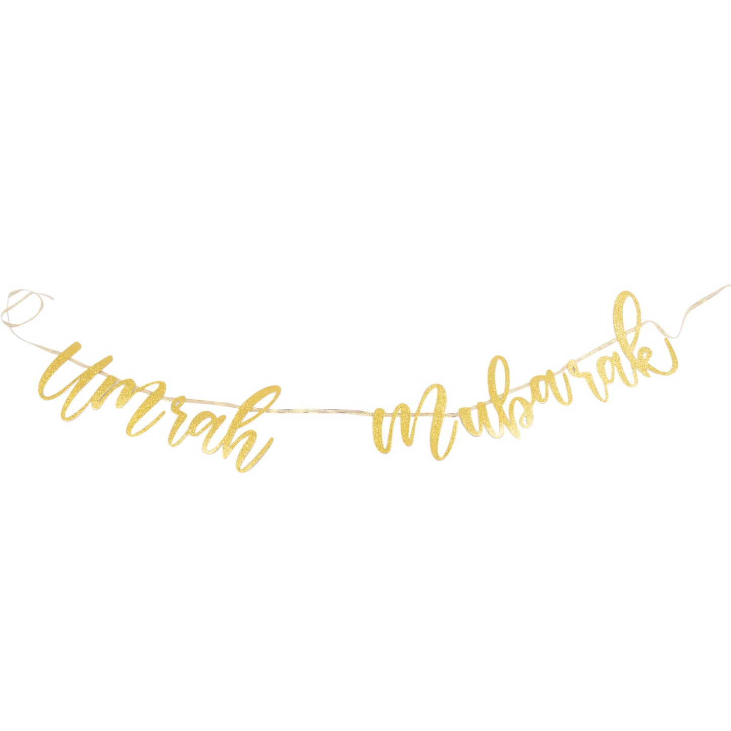 Banner – Umrah Mubarak i guld