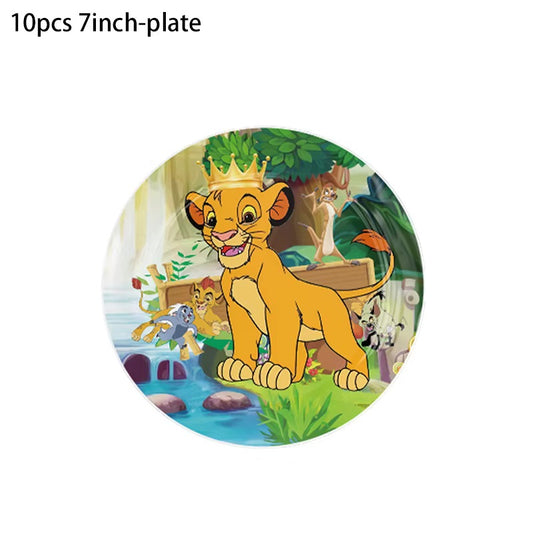 Løvernes konge Tallerkener 18 cm - 10 stk