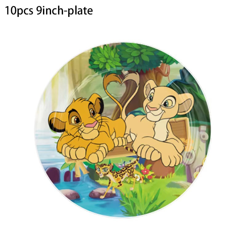 Løvernes konge Tallerkener 23 cm - 10 stk