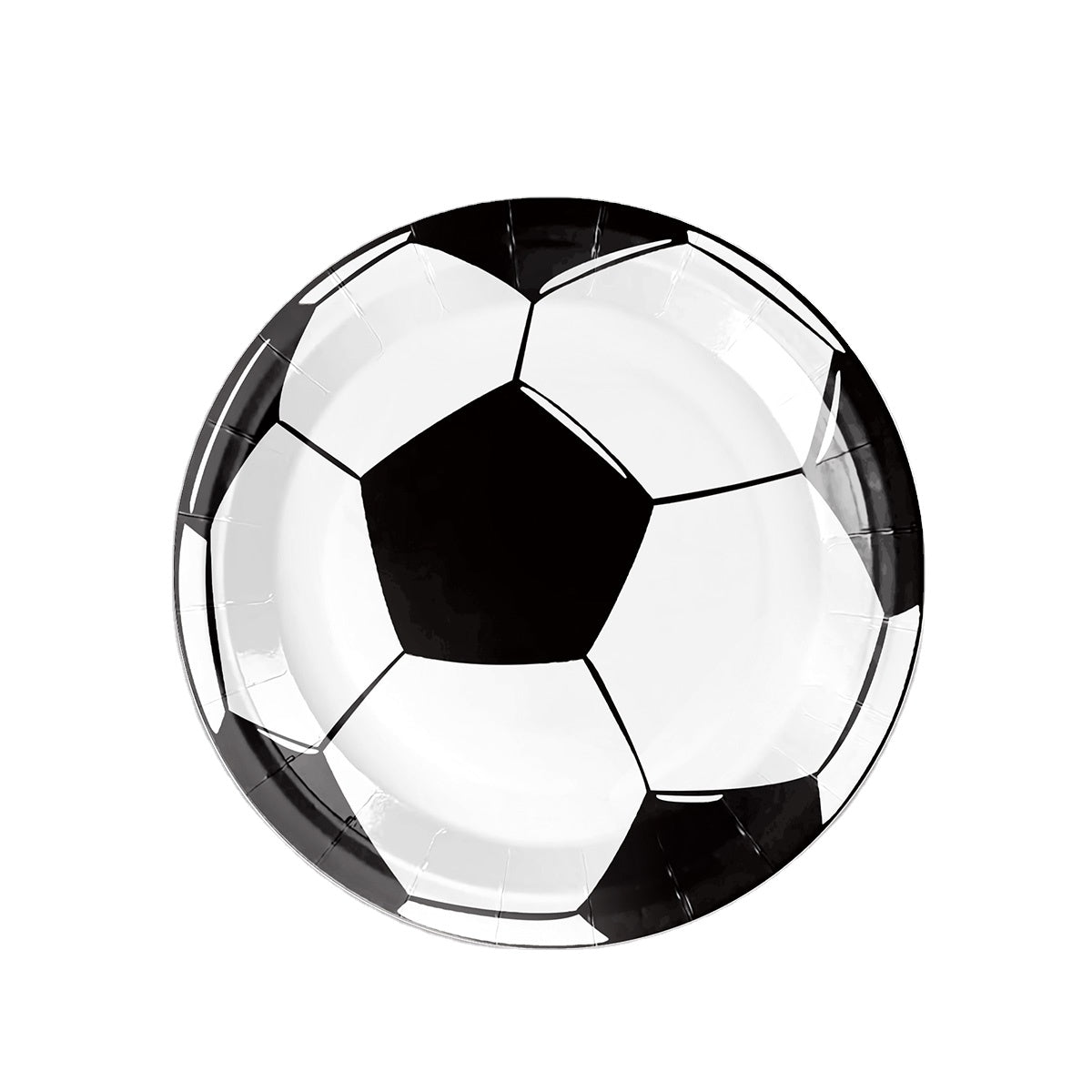 Fodbold Tallerkener 23 cm - 10 stk