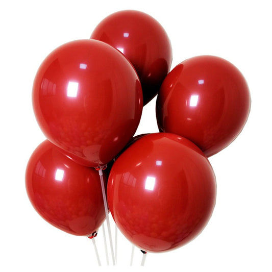 Dobbel røde balloner - 10 stk