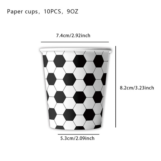 Fodbold Papkrus- 10 stk