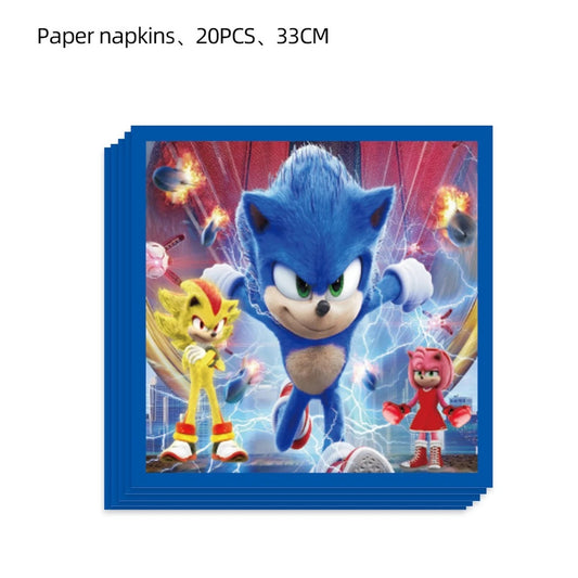 Sonic Servietter  - 20 stk